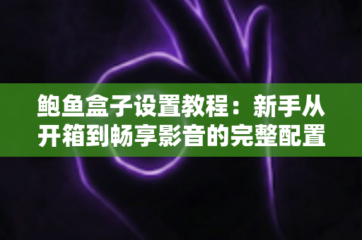 鲍鱼盒子设置教程：新手从开箱到畅享影音的完整配置指南