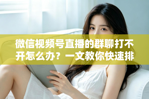 微信视频号直播的群聊打不开怎么办?一文教你快速排查与彻底解决 微信视频号直播的群聊打不开怎么办?一文教你快速排查与彻底解决