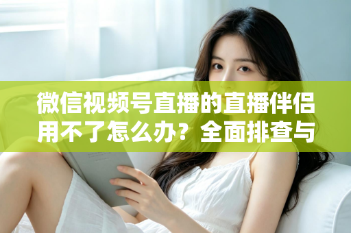 微信视频号直播的直播伴侣用不了怎么办？全面排查与高效解决方案指南