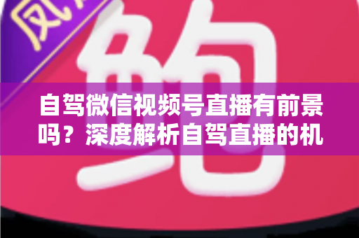 自驾微信视频号直播有前景吗？深度解析自驾直播的机遇、挑战与变现路径