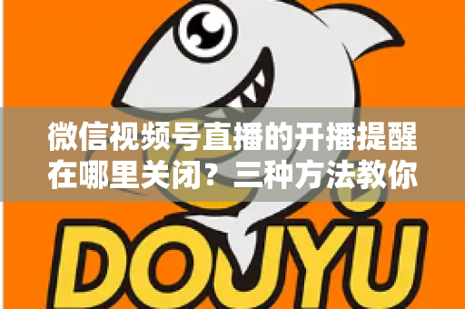 微信视频号直播的开播提醒在哪里关闭?三种方法教你轻松屏蔽开播通知,告别消息打扰 微信视频号直播的开播提醒在哪里关闭?三种方法教你轻松屏蔽开播通知,告别消息打扰