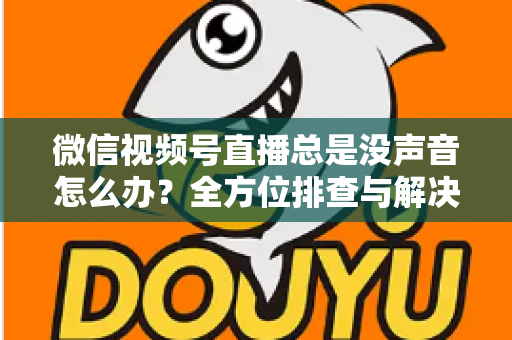 微信视频号直播总是没声音怎么办？全方位排查与解决指南