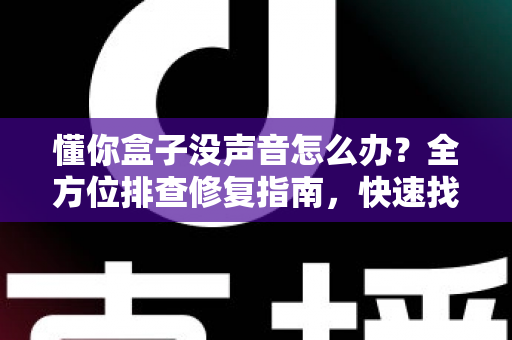 懂你盒子没声音怎么办?全方位排查修复指南,快速找回清晰音效 懂你盒子没声音怎么办?全方位排查修复指南,快速找回清晰音效