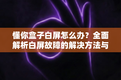 懂你盒子白屏怎么办？全面解析白屏故障的解决方法与预防技巧